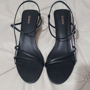 Quince Elegant Black Heels